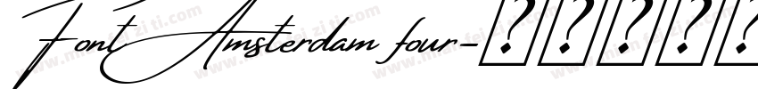 Font Amsterdam four字体转换